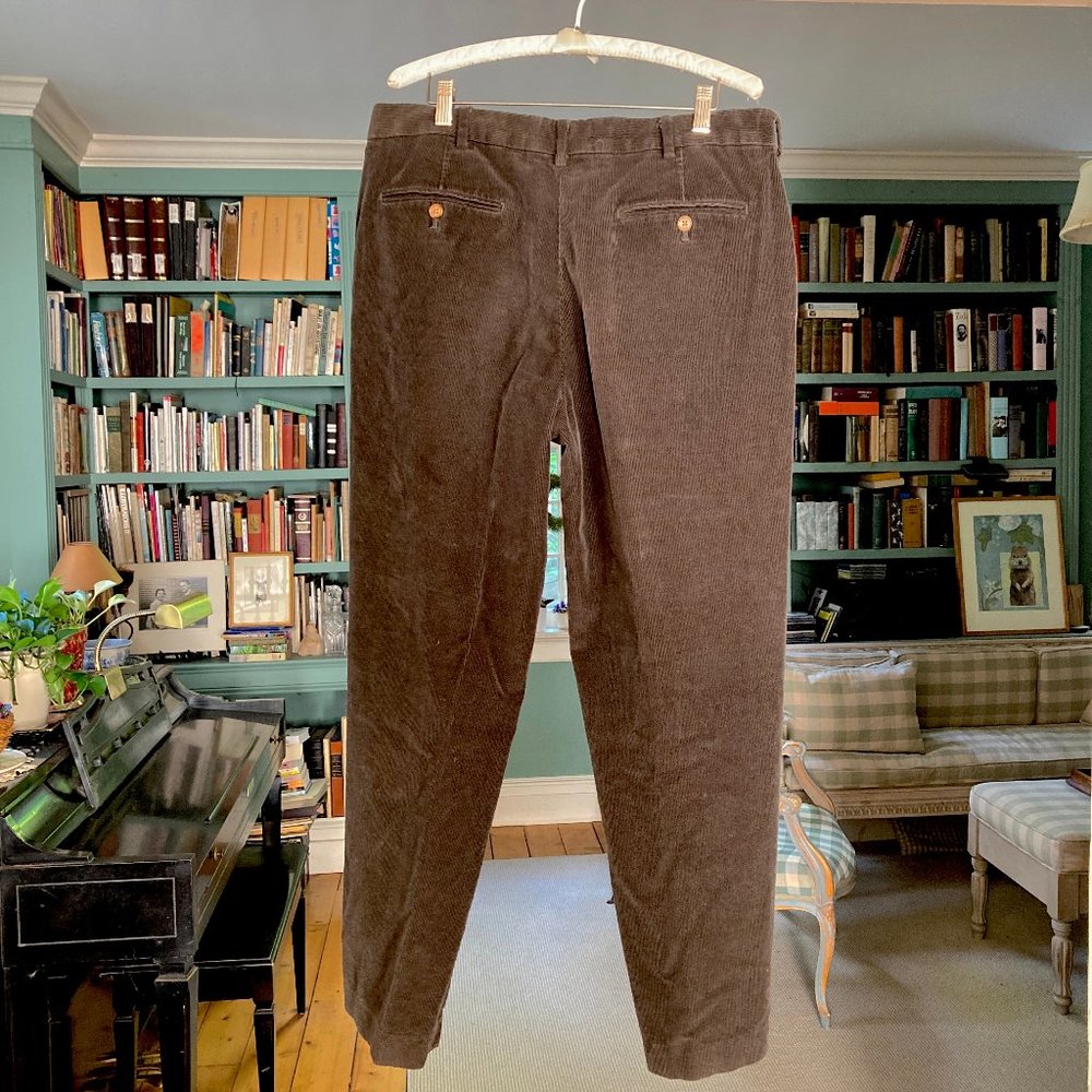 Lands' End Cotton Pinwale Cord Slacks
